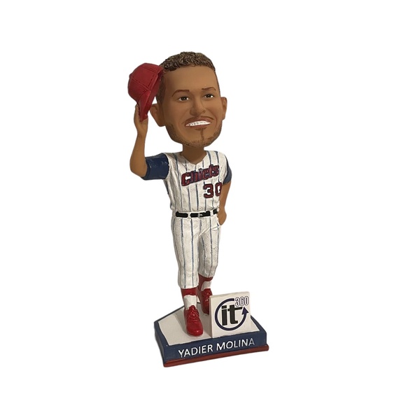 Yadier Molina Baseball Bobblehead‎ Peoria Chiefs Headbangers - Picture 1 of 7